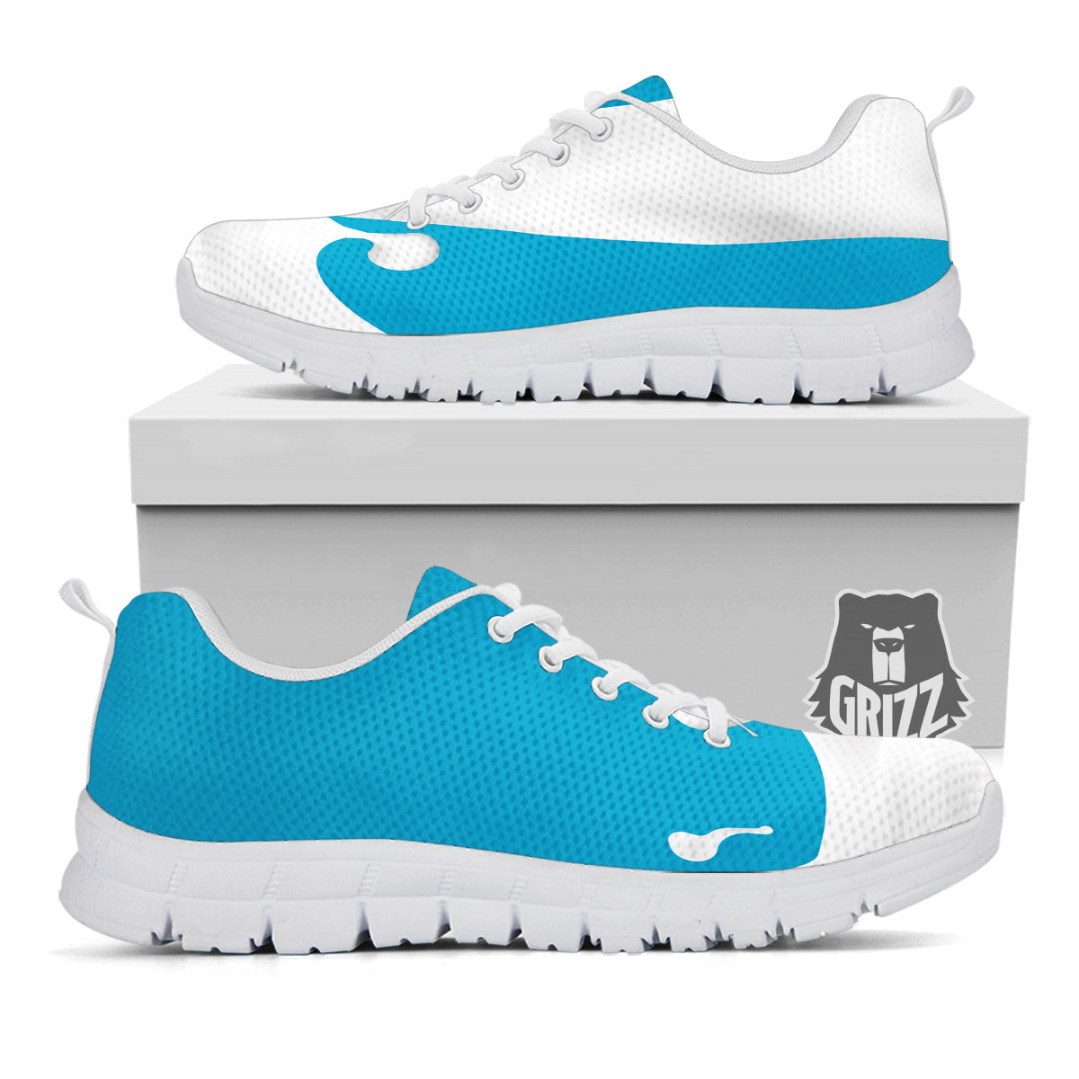Splash Milk Print White Sneaker-grizzshop