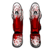 Splashed Blood Print Muay Thai Shin Guards-grizzshop