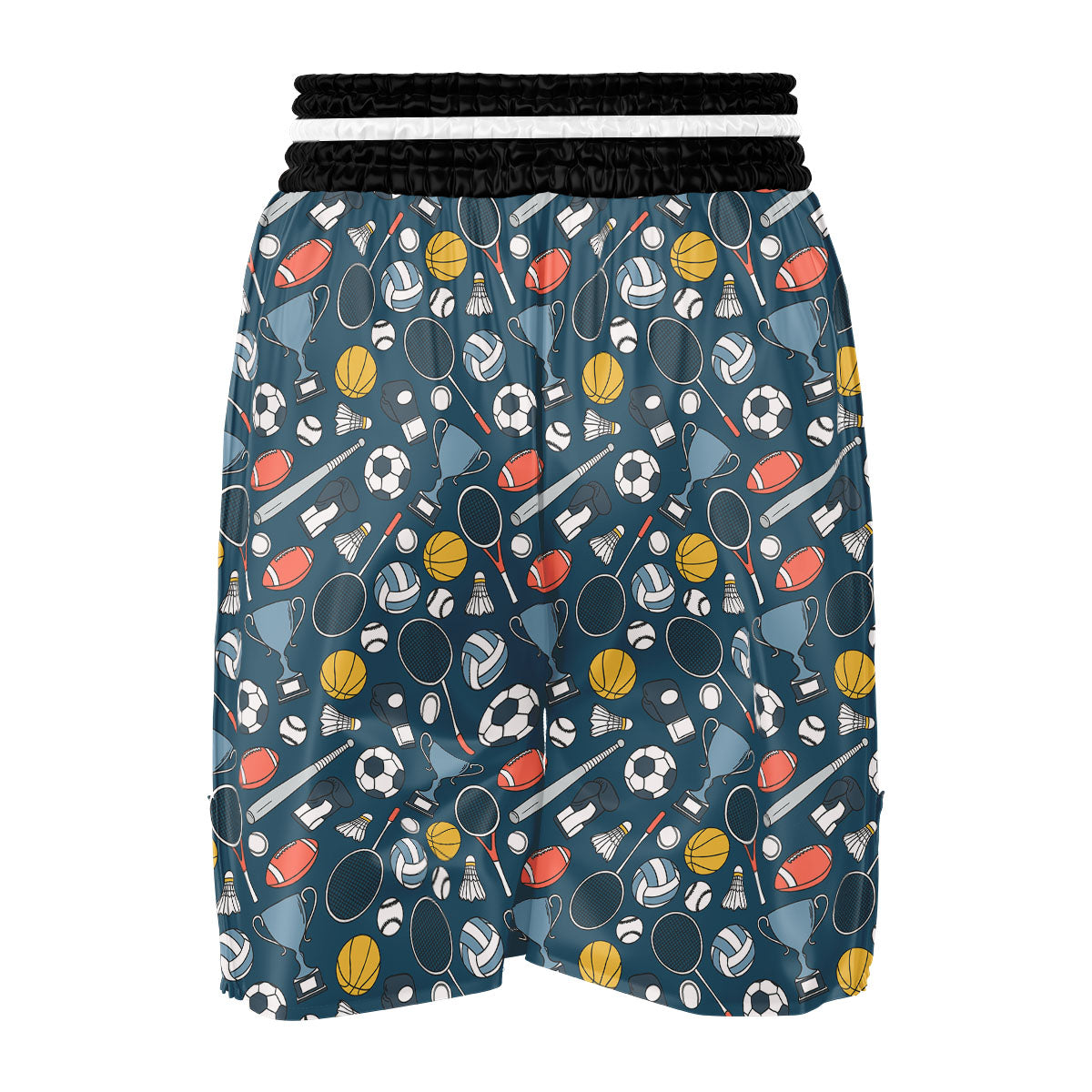 Sport Lacrosse Print Pattern Boxing Shorts-grizzshop