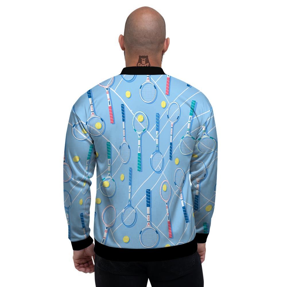 Sport Tennis Print Pattern Men's Bomber Jacket-grizzshop