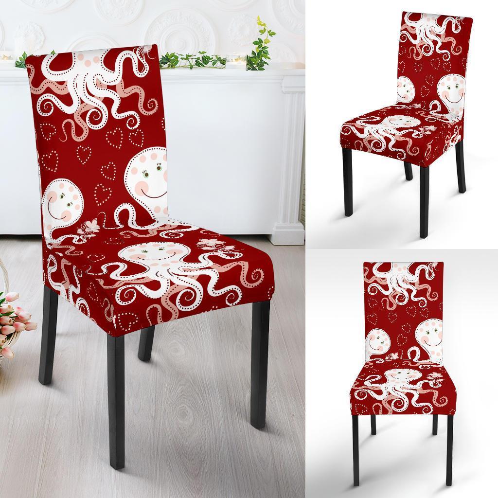 Squid Octopus Tentacle Pattern Print Chair Cover-grizzshop