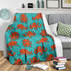 Squid Octopus Tentacle Print Pattern Blanket-grizzshop