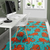 Squid Octopus Tentacle Print Pattern Floor Mat-grizzshop