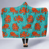 Squid Octopus Tentacle Print Pattern Hooded Blanket-grizzshop