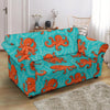 Squid Octopus Tentacle Print Pattern Loveseat Cover-grizzshop