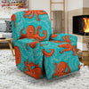 Squid Octopus Tentacle Print Pattern Recliner Cover-grizzshop