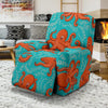 Squid Octopus Tentacle Print Pattern Recliner Cover-grizzshop