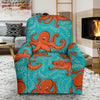 Squid Octopus Tentacle Print Pattern Recliner Cover-grizzshop