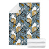 Squirrel Drawing Pattern Print Blanket-grizzshop