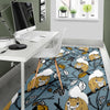 Squirrel Drawing Pattern Print Floor Mat-grizzshop