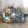 Squirrel Drawing Pattern Print Loveseat Cover-grizzshop