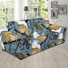 Squirrel Drawing Pattern Print Sofa Covers-grizzshop