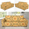 Squirrel Drawing Walnut Pattern Print Sofa Covers-grizzshop