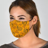 Squirrel Rabbit Pattern Print Face Mask-grizzshop