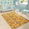 Squirrel Rabbit Pattern Print Floor Mat-grizzshop