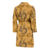 Squirrel Rabbit Pattern Print Men Long Robe-grizzshop