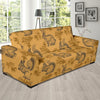 Squirrel Rabbit Pattern Print Sofa Covers-grizzshop