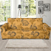 Squirrel Rabbit Pattern Print Sofa Covers-grizzshop