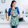 St Bernard Blue Pattern Print Women's Apron-grizzshop