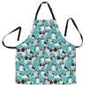 St Bernard Blue Pattern Print Women's Apron-grizzshop