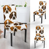 St Bernard Pattern Print Chair Cover-grizzshop