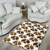 St Bernard Pattern Print Floor Mat-grizzshop