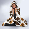 St Bernard Pattern Print Hooded Blanket-grizzshop