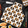 St Bernard Pattern Print Men's Apron-grizzshop