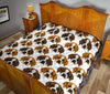 St Bernard Pattern Print Quilt-grizzshop