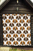 St Bernard Pattern Print Quilt-grizzshop