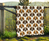 St Bernard Pattern Print Quilt-grizzshop