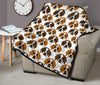 St Bernard Pattern Print Quilt-grizzshop