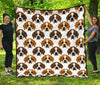 St Bernard Pattern Print Quilt-grizzshop