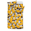 St Bernard Yellow Pattern Print Duvet Cover Bedding Set-grizzshop