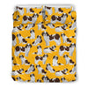 St Bernard Yellow Pattern Print Duvet Cover Bedding Set-grizzshop