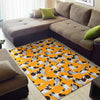 St Bernard Yellow Pattern Print Floor Mat-grizzshop