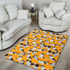 St Bernard Yellow Pattern Print Floor Mat-grizzshop