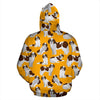 St Bernard Yellow Pattern Print Men Women Pullover Hoodie-grizzshop