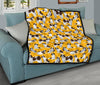 St Bernard Yellow Pattern Print Quilt-grizzshop