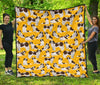 St Bernard Yellow Pattern Print Quilt-grizzshop