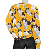 St Bernard Yellow Pattern Print Women's Sweatshirt-grizzshop