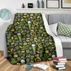 St Patrick's Day Leprechaun Beer Pattern Print Blanket-grizzshop