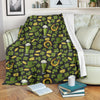 St Patrick's Day Leprechaun Beer Pattern Print Blanket-grizzshop