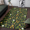 St Patrick's Day Leprechaun Beer Pattern Print Floor Mat-grizzshop