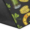 St Patrick's Day Leprechaun Beer Pattern Print Floor Mat-grizzshop