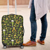 St Patrick's Day Leprechaun Beer Pattern Print Luggage Cover Protector-grizzshop