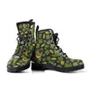 St Patrick's Day Leprechaun Beer Pattern Print Men Women Leather Boots-grizzshop