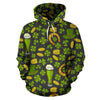 St Patrick's Day Leprechaun Beer Pattern Print Men Women Pullover Hoodie-grizzshop