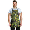 St Patrick's Day Leprechaun Beer Pattern Print Men's Apron-grizzshop