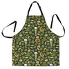 St Patrick's Day Leprechaun Beer Pattern Print Men's Apron-grizzshop